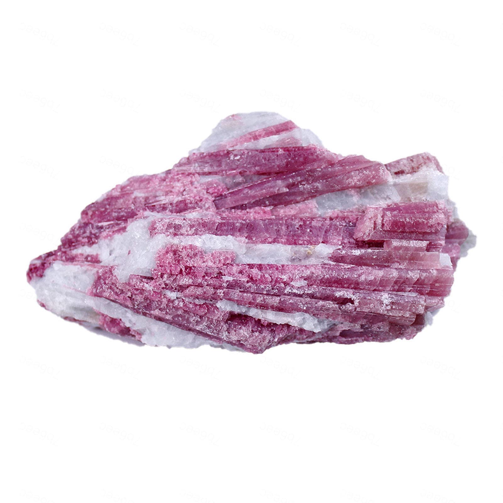 Pflaumenblüten-Turmalin-Steine, Kristall-Cluster-Geode – hochwertiger natürlicher Kristallstein – Felsexemplar for Reiki-Kristall, Wicca-Wahrsagerei, 200 g Geschenk (Size : 250g)