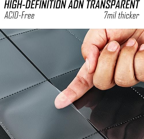 Miniatura 4 de Carpeta de 9 bolsillos con cremallera para tarjetas, 540 tarjetas, material de álbum SV-Tec premium, diseño de etiqueta, 32 páginas sin anillo de