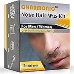Nose Wax Kit for Men and Women, Nose Hair Removal Wax for Charmonic (50 grams / 10 times usage count)