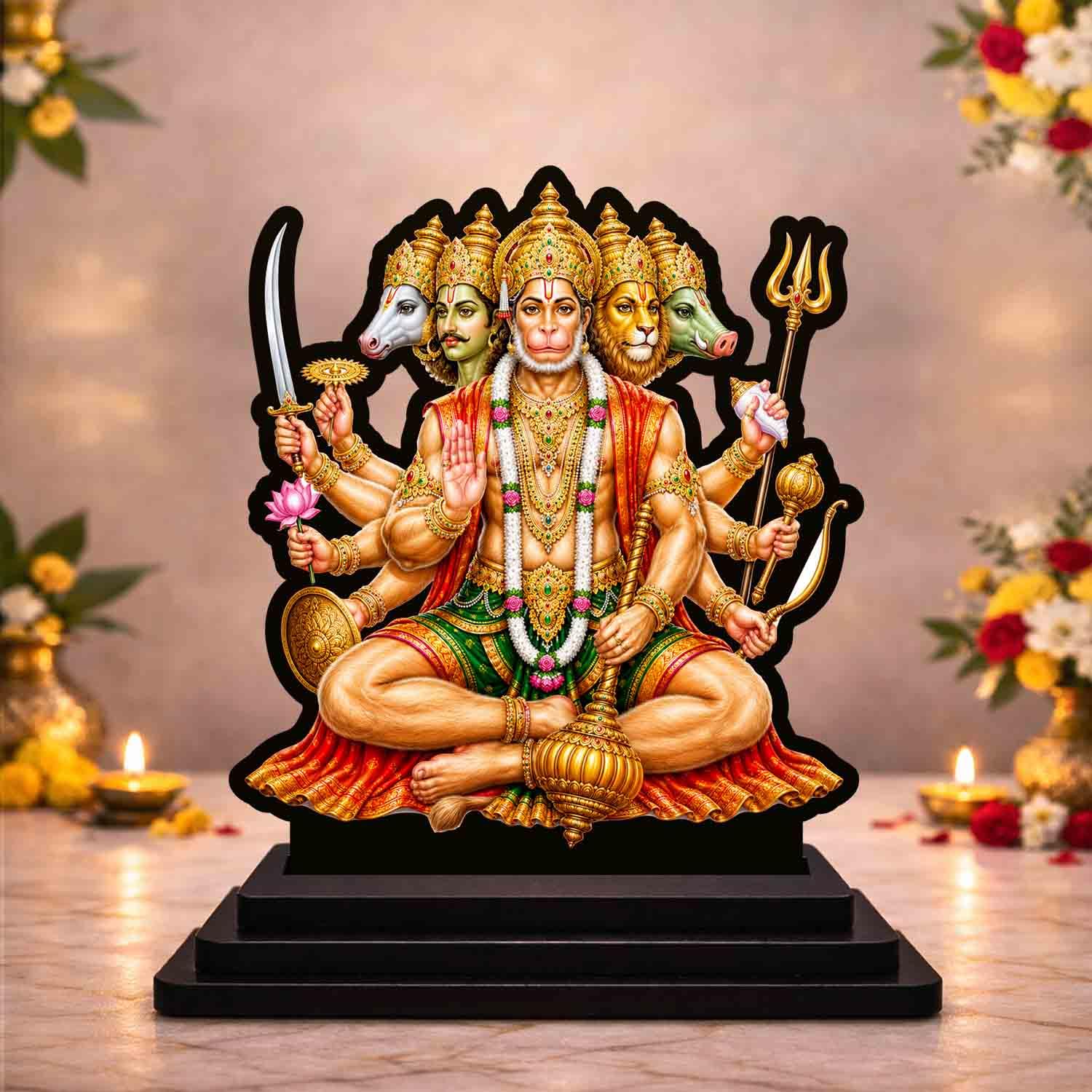Shiv Parivar Idol - Home Temple Decor -11 Shiv Parivar Idol - Home Temple Decor -11