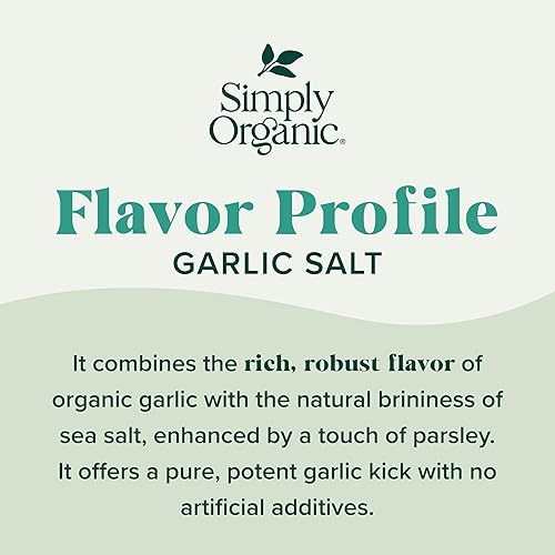Vista 9 de Simply Organic Spice Right Mezclas de condimentos diarios, ajo y hierbas, certificado orgánico 2 onzas