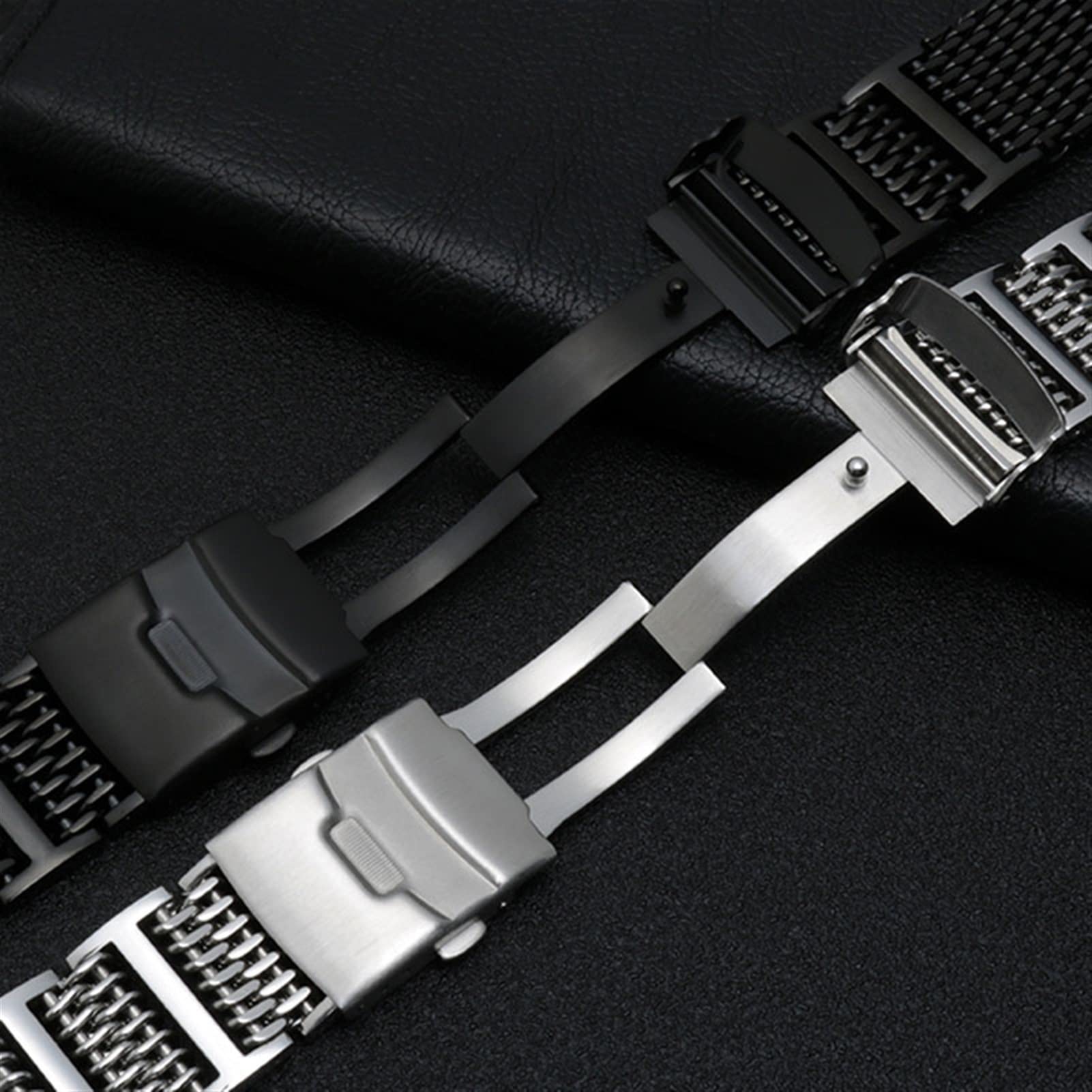 Do iwc pasek do zegarka siatka pasek do zegarka ze stali nierdzewnej 20 mm 22 mm 316L bransoletka ze stali nierdzewnej do omage opaska na nadgarstek metalowy pasek mediolański