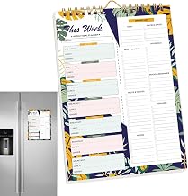 Weekly Meal Planner - - 52 Sheets Weekly Schedule | Meal Organizer Pad - for Kitchen Wall Refrigerator Home Shopping Dinner Family Women Men Healthy Eating 8x6 Inches