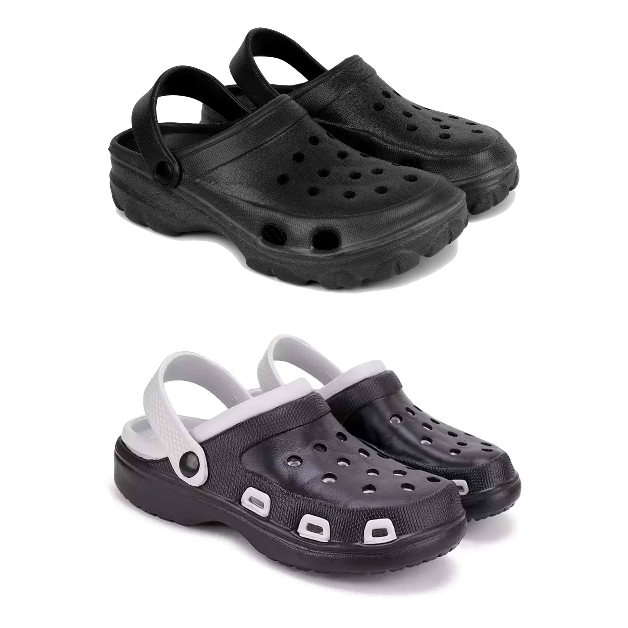 Men's Sandals Clogs| Lightweight Wear| Stylish & Easy to Wear For Men's PCV-SAN-(2-COMBO)-3123-3018