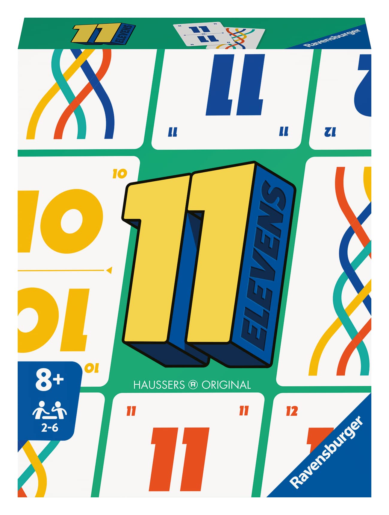Ravensburger Elevens – Kartenspiel Für Die Familie | 2-6 Spieler Ab 8 Jahren | Einfache Regeln, Mit Jokerkarten
