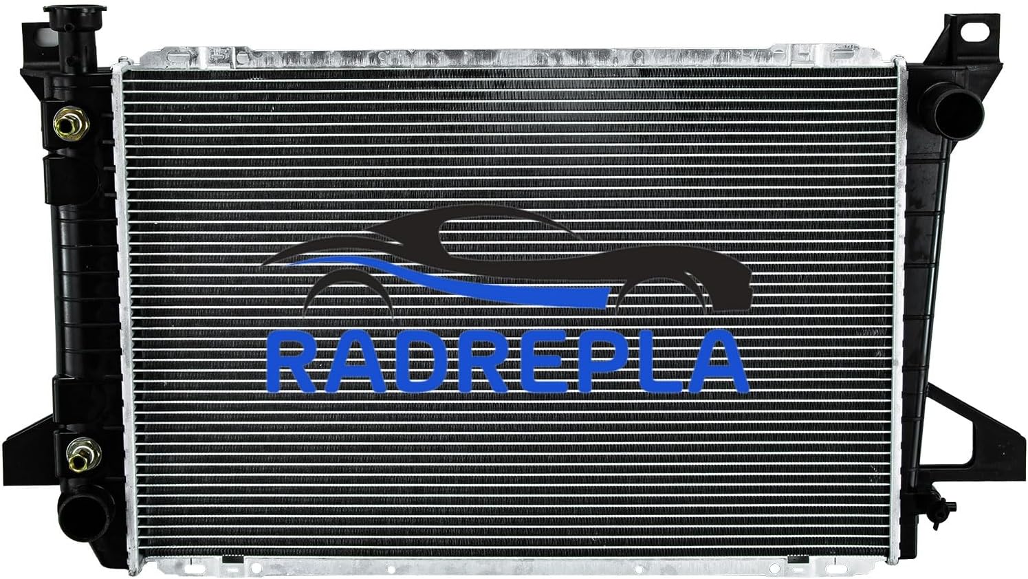 CU1453 Radiator for 1985-1997 Ford F-150 F-250 F-350 Bronco 5.0L 5.8L Radiador Crossflow Radiators 1986 1987 1988 1989 1990 1992 1993 1994 1995 1996 85 86 87 88 89 90 91 92 93 94 95 96 97
