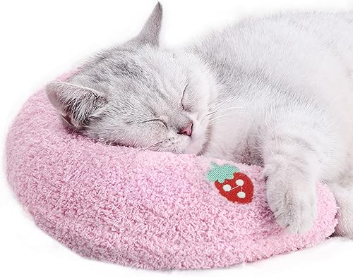 Miniatura 1 de Almohada de gato para gatos de interior, almohadas para perros, almohada calmante para perros cortados, almohada calmante ultra suave y esponjosa