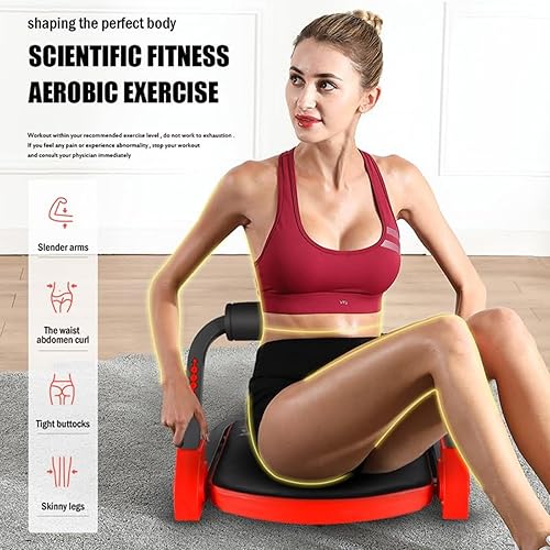 Miniatura 8 de Ab Machine Ab - Equipo de entrenamiento abdominal, máquina para sentarse y hacer ejercicio, máquina de abdominales para entrenamiento de estómago,