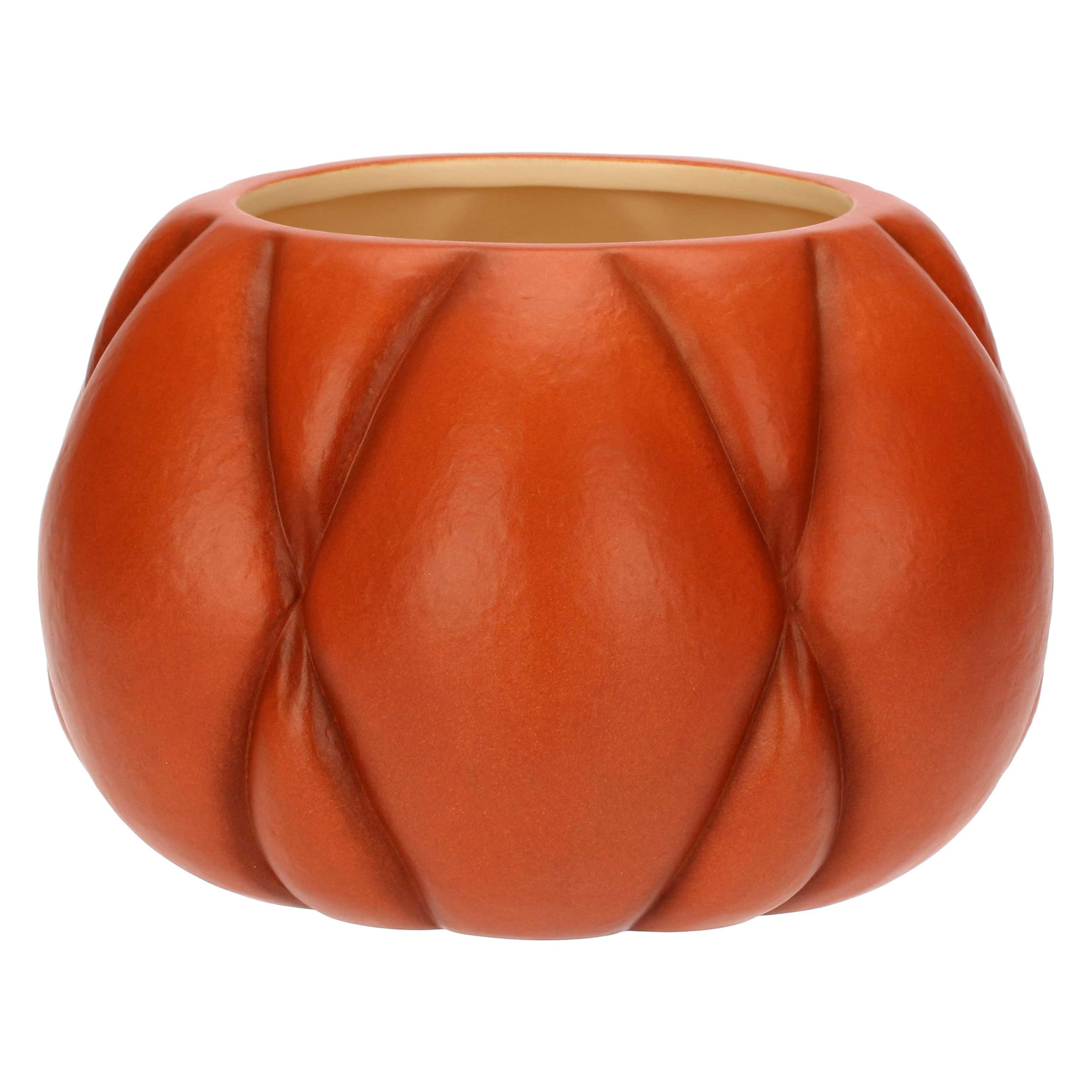 THUN - Cachepot medio- ceramica - Collezione Plumè - 23 x 23 x 14,7 cm