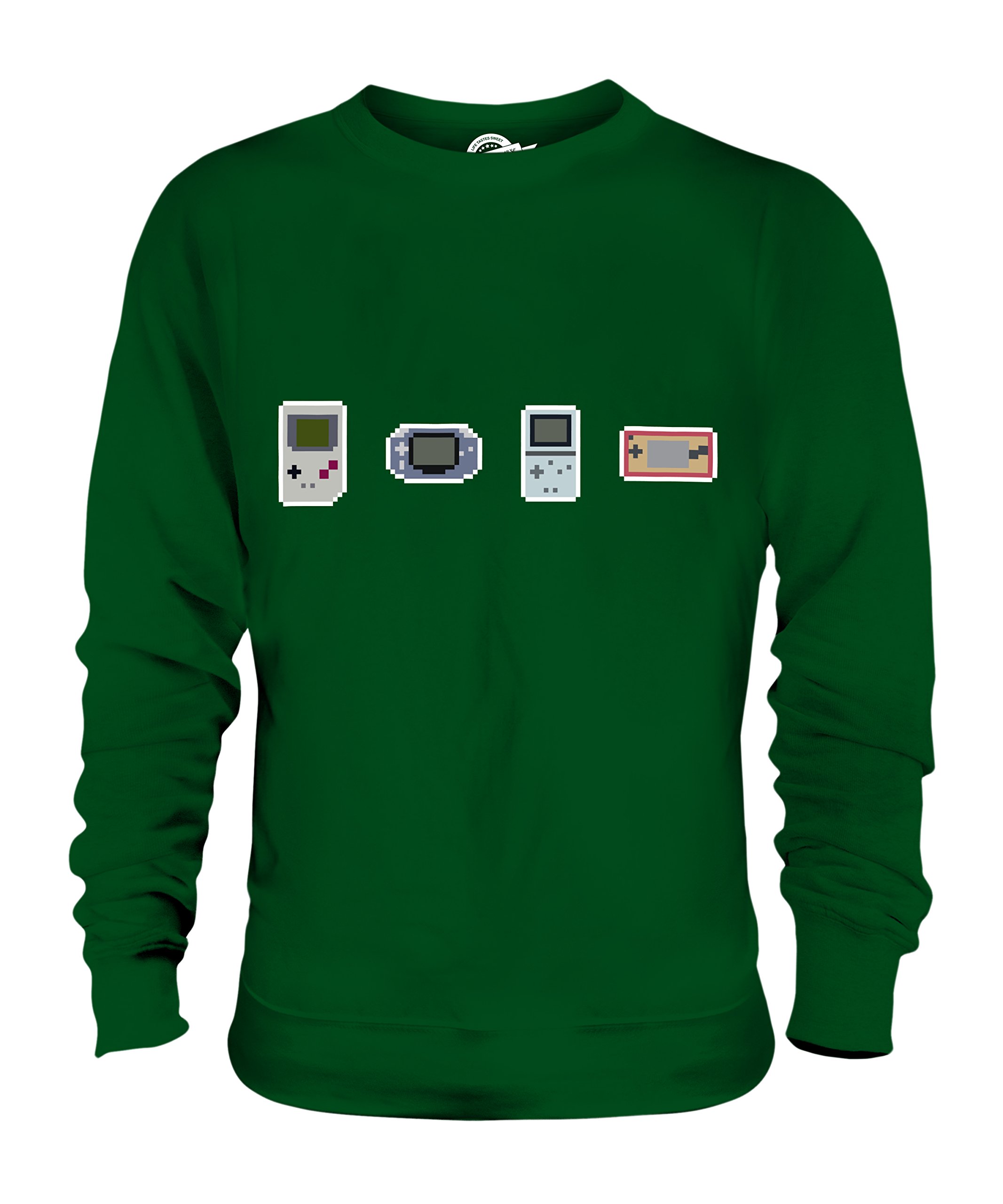Candymix Evoluzione dei Videogiochi Unisex Uomo Donna Felpa