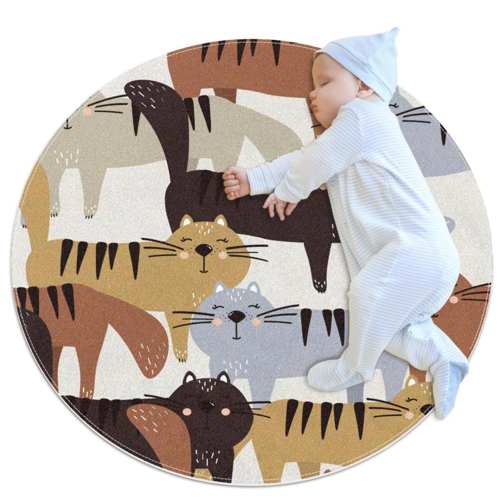 Tapis de salle de bain chat antidérapant idéal pour une chambre d'enfant