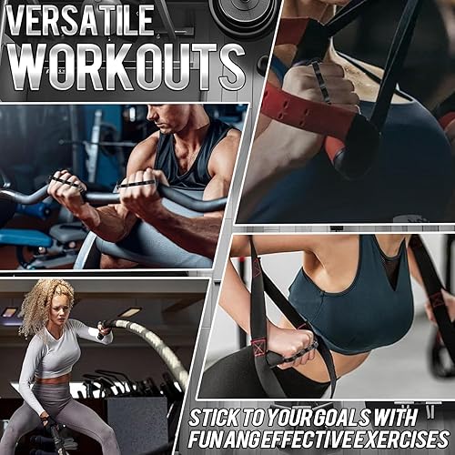 Miniatura 6 de Guantes de entrenamiento para hombres y mujeres, agarres de entrenamiento antideslizantes, almohadillas de goma para protección de palma con caja de