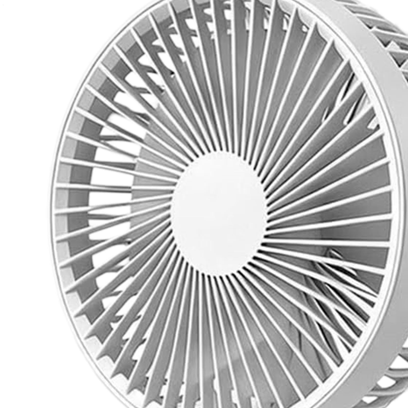 Ventilatore oscillante portatile da 7200 mAh, pieghevole, 4 velocità, per casa, ufficio, campeggio, dormitorio, ventilatore da tavolo regolabile per interni ed esterni