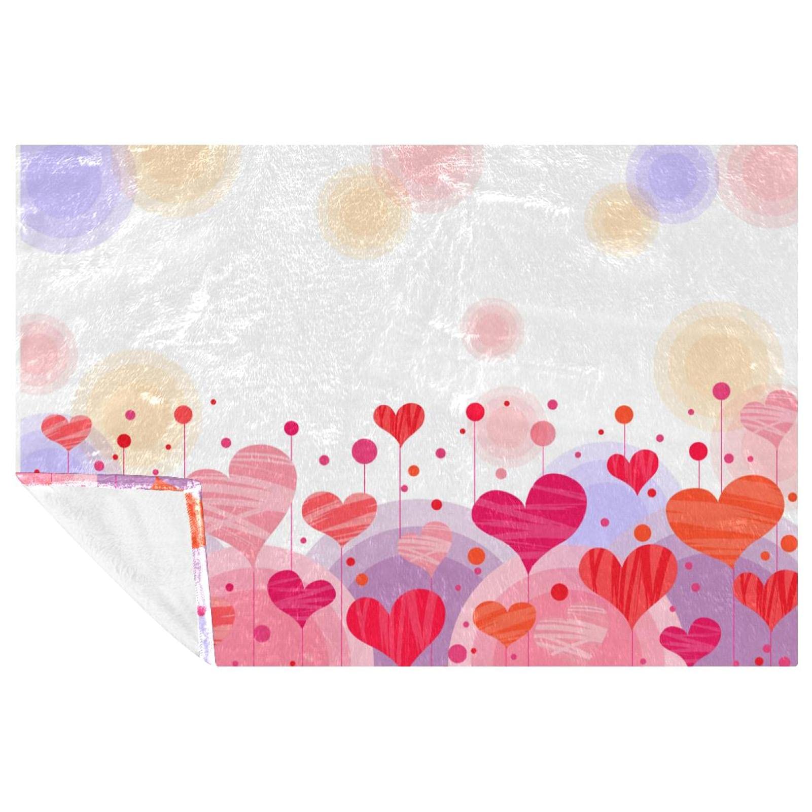 Plaid rose doux et chaud pour le camping, le pique-nique ou la plage
