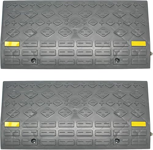 Miniatura 5 de BISupply Rampas de bordillo para autos bajos, paquete de 2 de 4 pulgadas