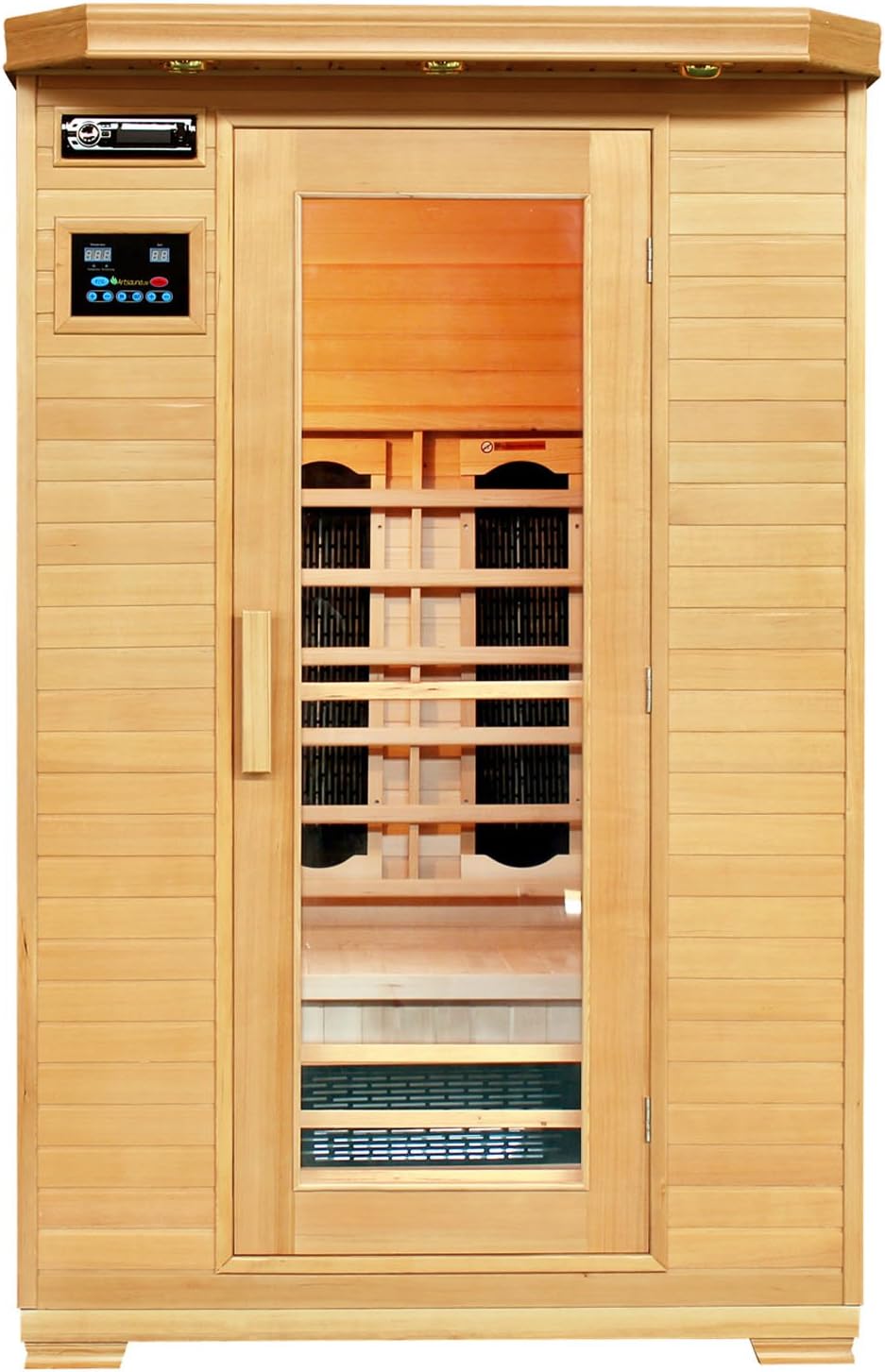 Oslo Infrared Sauna Dual Heating System & Hemlock Wood | Infrared Sauna for 2 People | ArtSauna