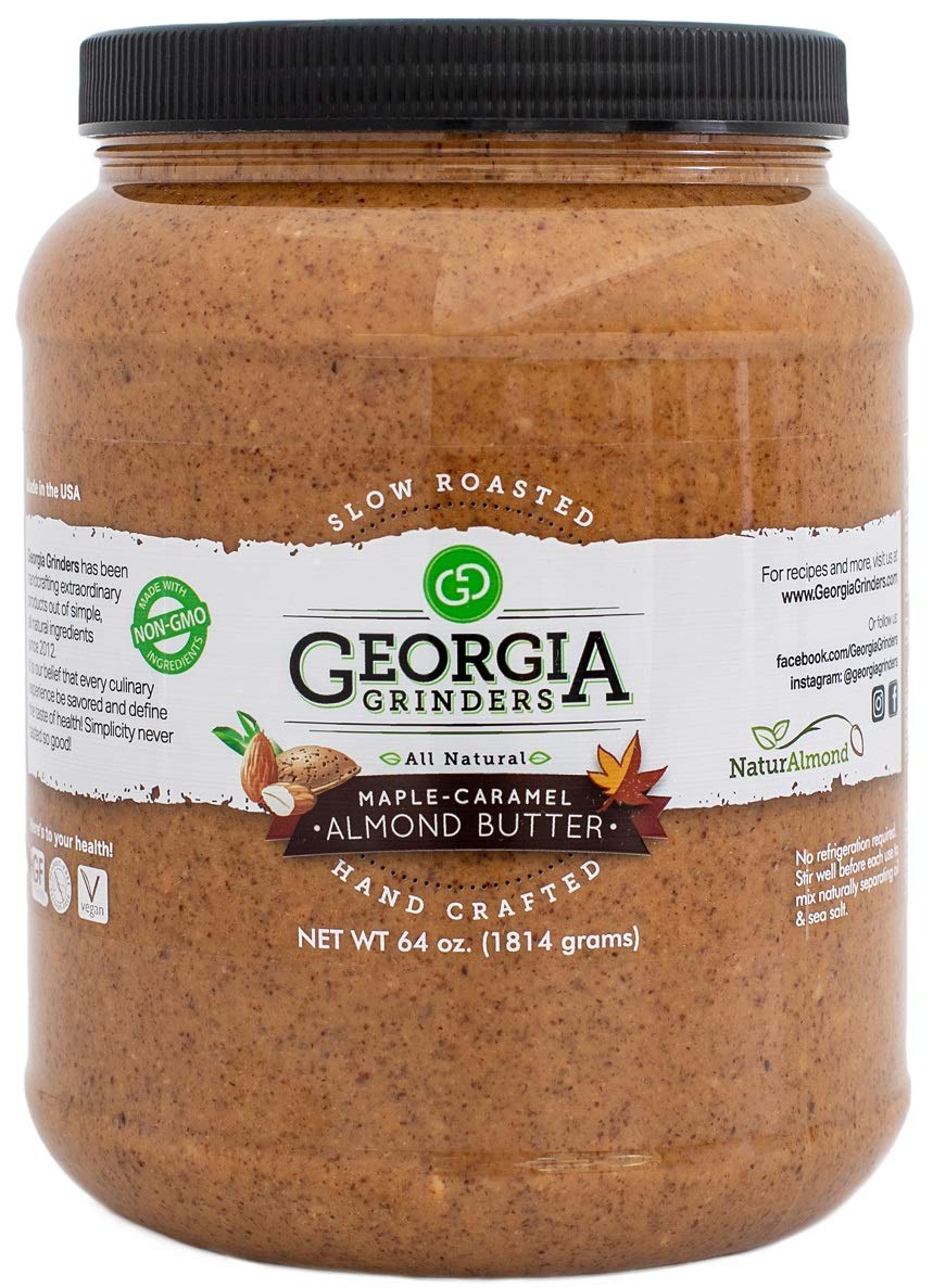 Grinders Maple Caramel Almond Butter 64oz / Bulk Size! Get more for less