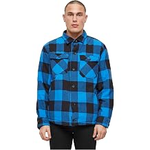 Brandit Mens Lumber Jacket Black/Blue