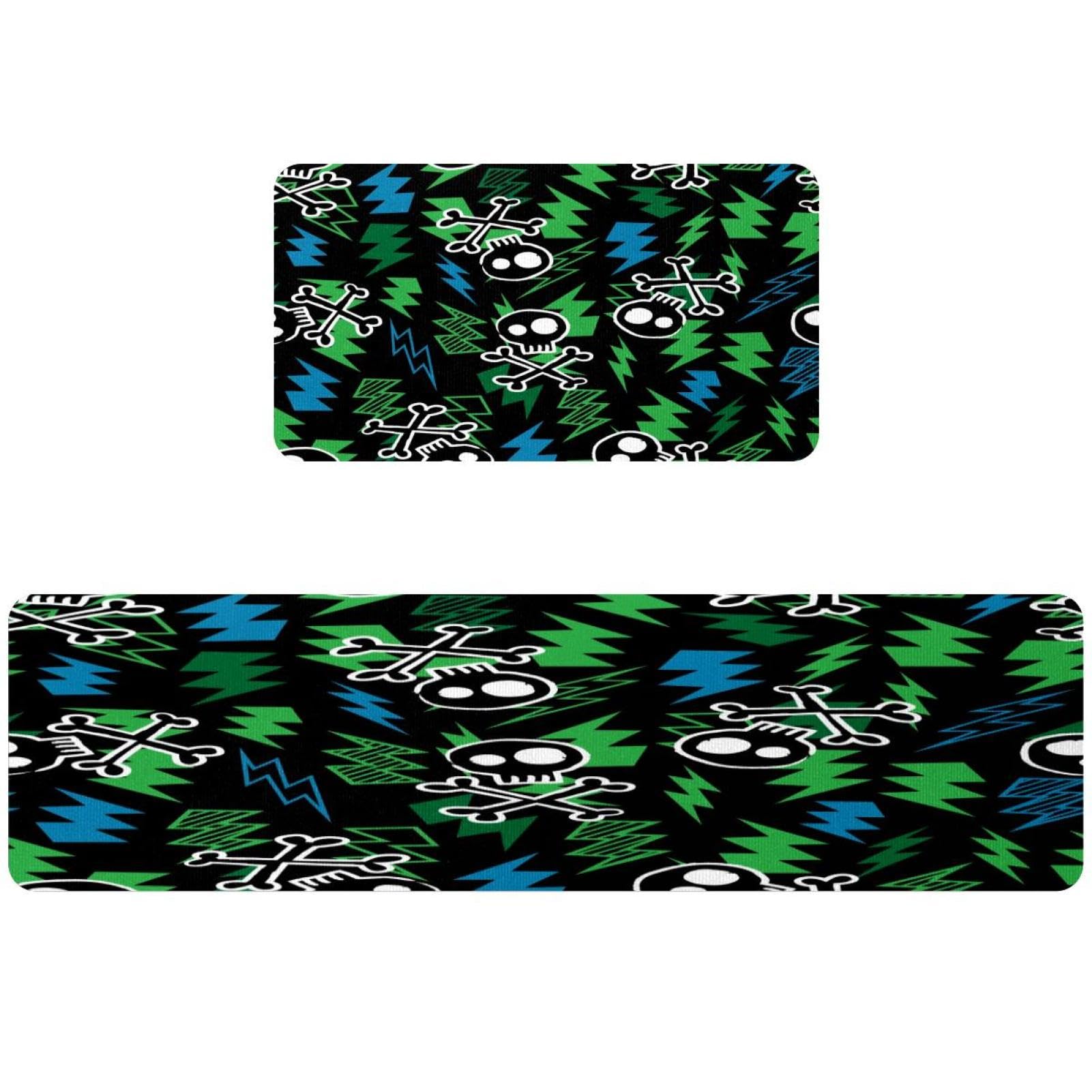Alfombrillas de cocina VAPOKF para pasillo y cuarto de lavado con diseño absorbente