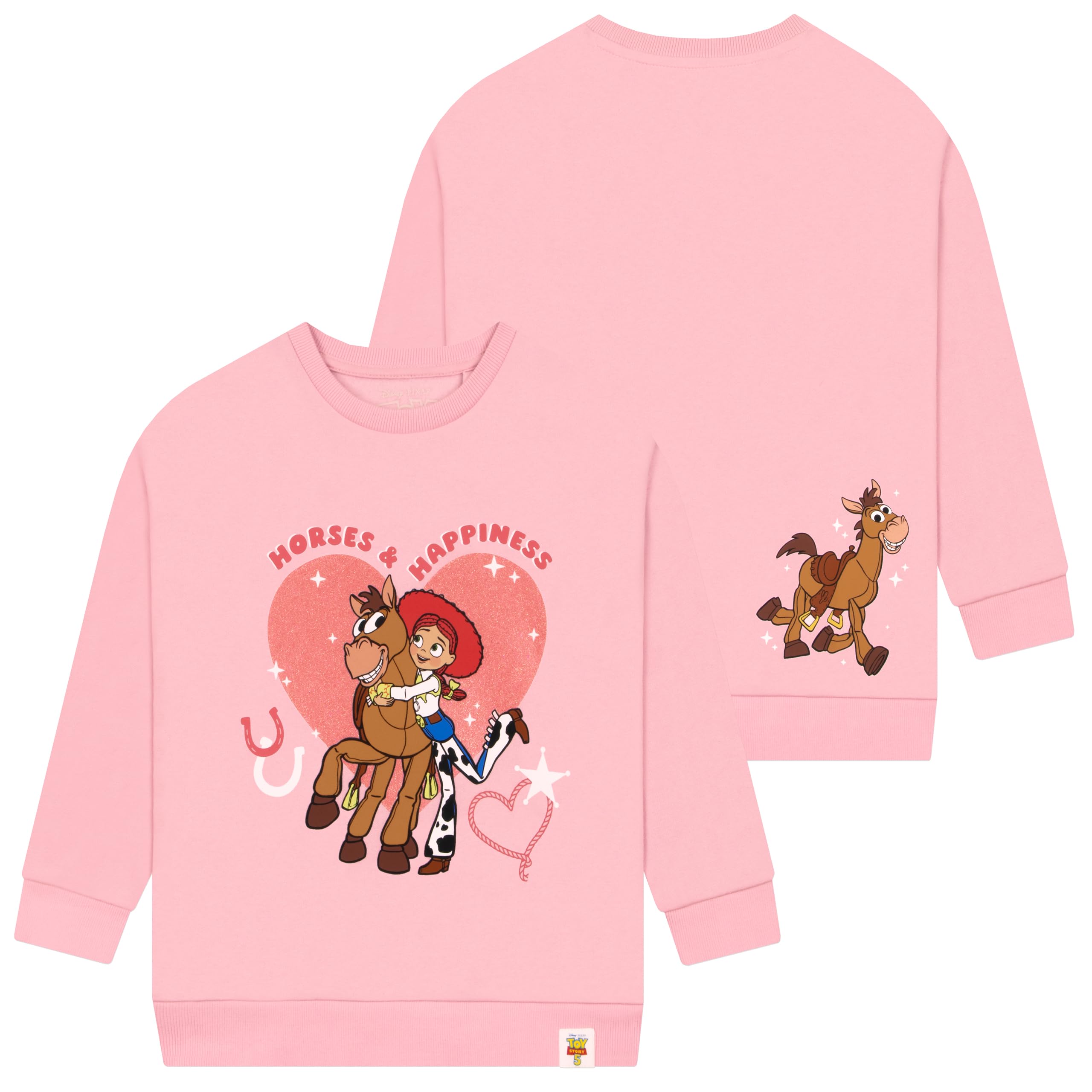 Disney Toy Story Sudadera Niña, Ropa Niños Jessie Y Bullseye, Ropa De Niña Purpurina