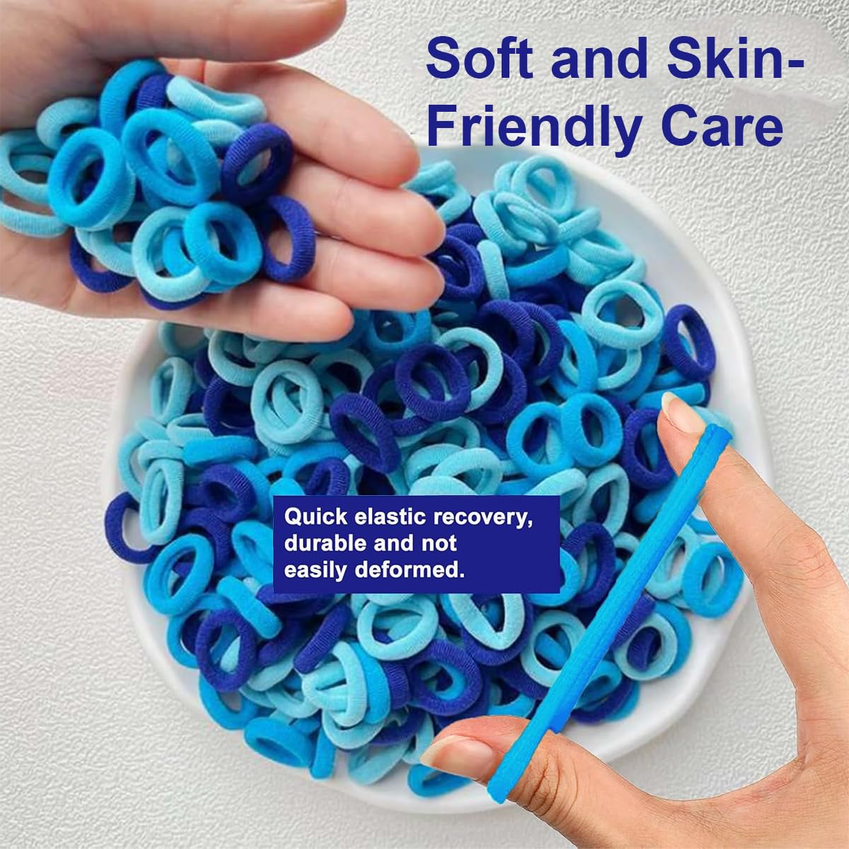 400 Pcs Baby Hair Bands, Toddler Hair Bobbles - Image 3