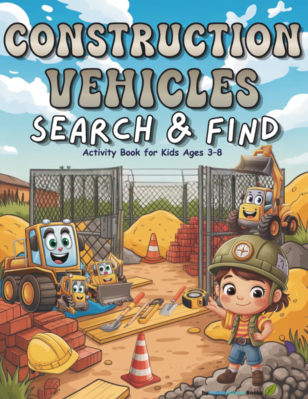 Construction Vehicles Search & Find: Activity Book for Kids Ages 3–8 (Search & Find Adventures for Kids)