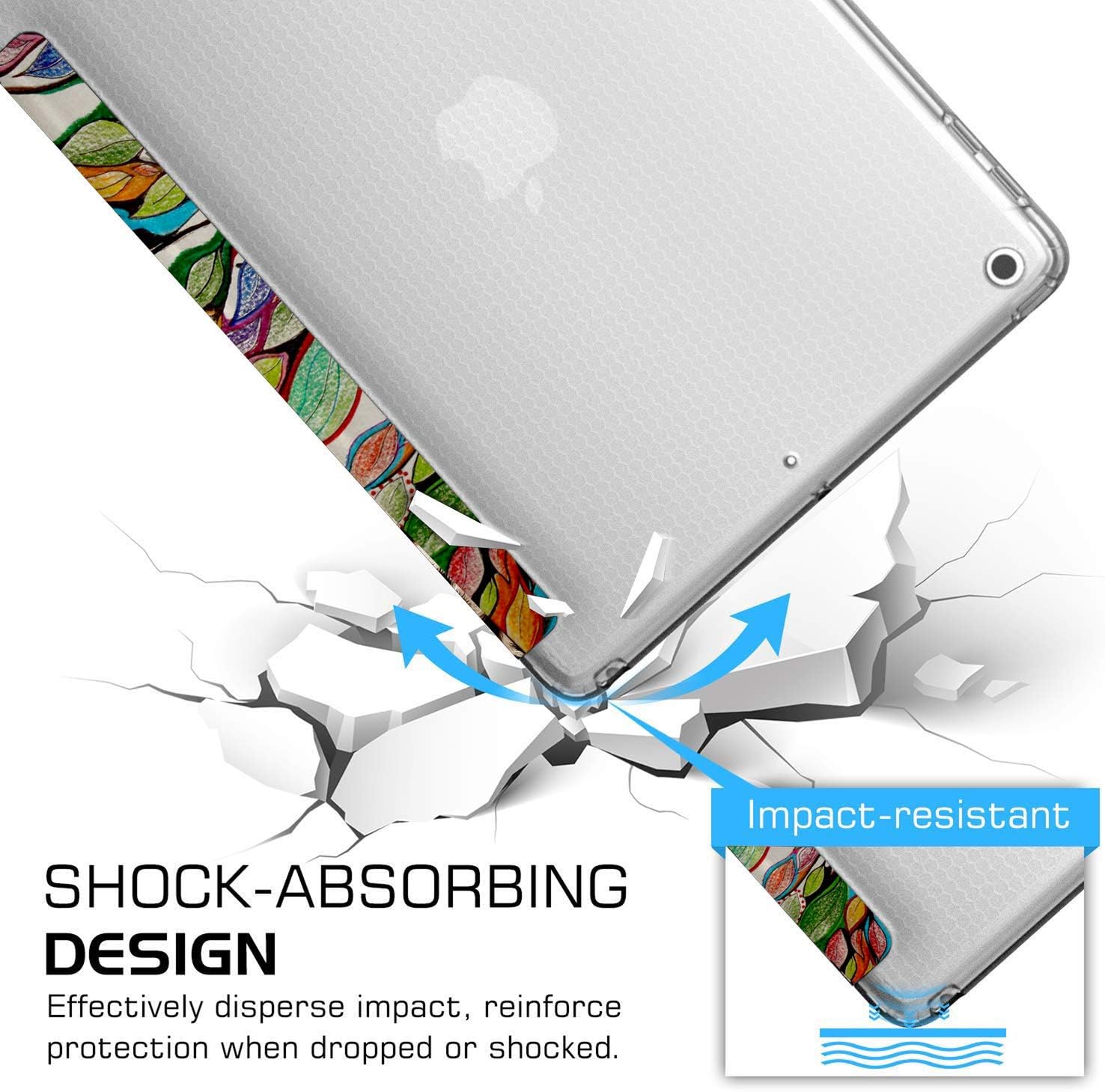 DuraSafe Cases for iPad Air 4th 5th 6th 2020 2022 2024 10.9" 11" Printed A2588 A2589 A2591 MM9E3LL/A A2316 MME23LL/A MM9C3LL/A MM9F3LL/A MYFQ2LL/A MYFM2LL/A MYFR2LL/A MM9N3LL/A - Olivia Tree