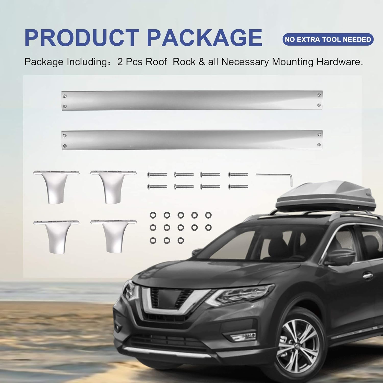 Best Promo MOSTPLUS Roof Rack Cross Bar Rail Compatible for Nissan Rogue 2014 2015 2016 2017 2018 Cargo Racks Rooftop Luggage Canoe Kayak Carrier Rack Lowest Price MOSTPLUS Roof Rack Cross Bar Rail Compatible for Nissan Rogue 2014 2015 2016 2017 2018 Cargo Racks Rooftop Luggage Canoe Kayak Carrier Rack