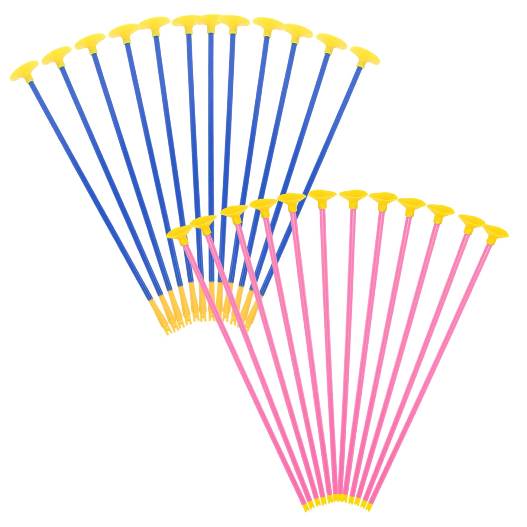 Lot de 12 flèches à Ventouse, flèches de Rechange 42 cm Long pour Enfants, Accessoires tir à l'arc légers et réutilisables.
