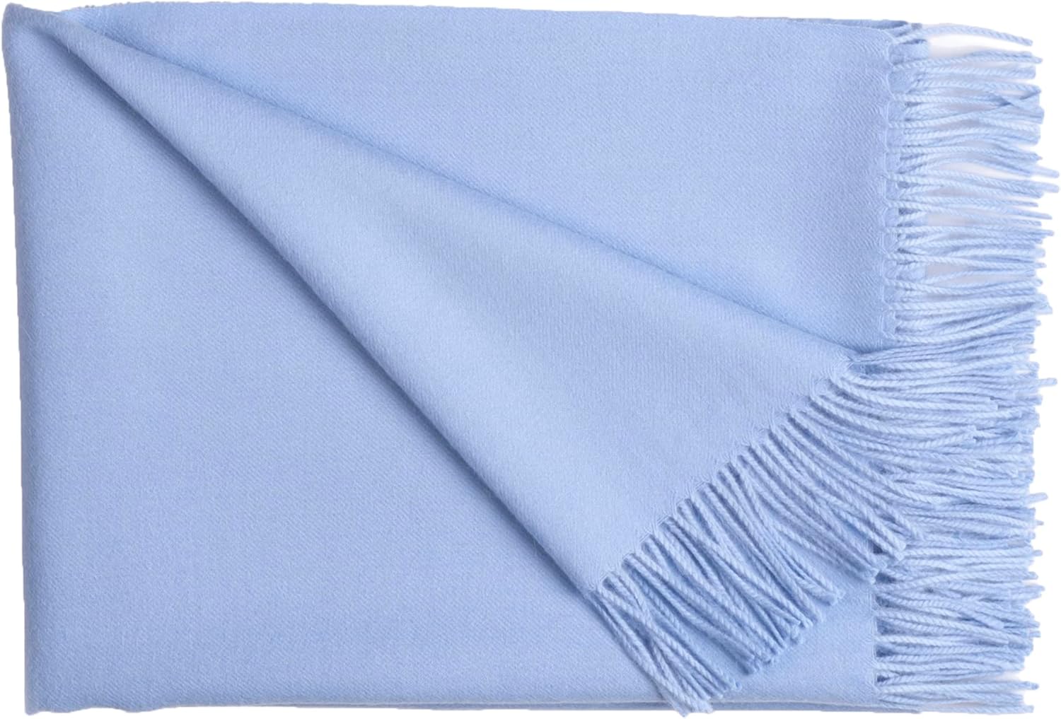 100 Baby Alpaca Throw Blanket, Our Solid Color Throw