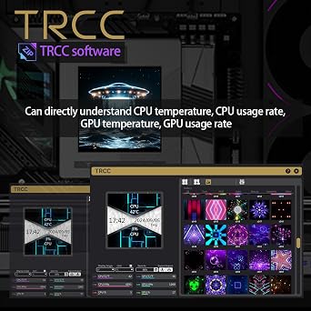 TR-Thermalright Phantom Spirit 120 Vision EVO CPU Cooler, Double Towers with 7 Heat Pipes-3.95in IPS Display Screen, Dual 120mm PWM Fans, for AM5/AM4, Intel lga1851/1700/1150/1151/1200