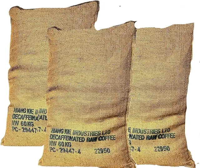 Sacos de Yute Reciclados - Pack de 3 Unidades 70X100 60Kg para Jardinería y Manualidades