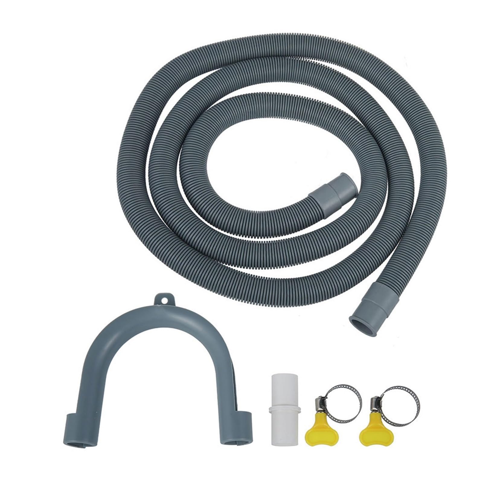 Kit di prolunga for tubo di scarico, tubo di scarico sostitutivo da 6,6 piedi for lavatrice, asciugatrice, lavastoviglie e altre applicazioni