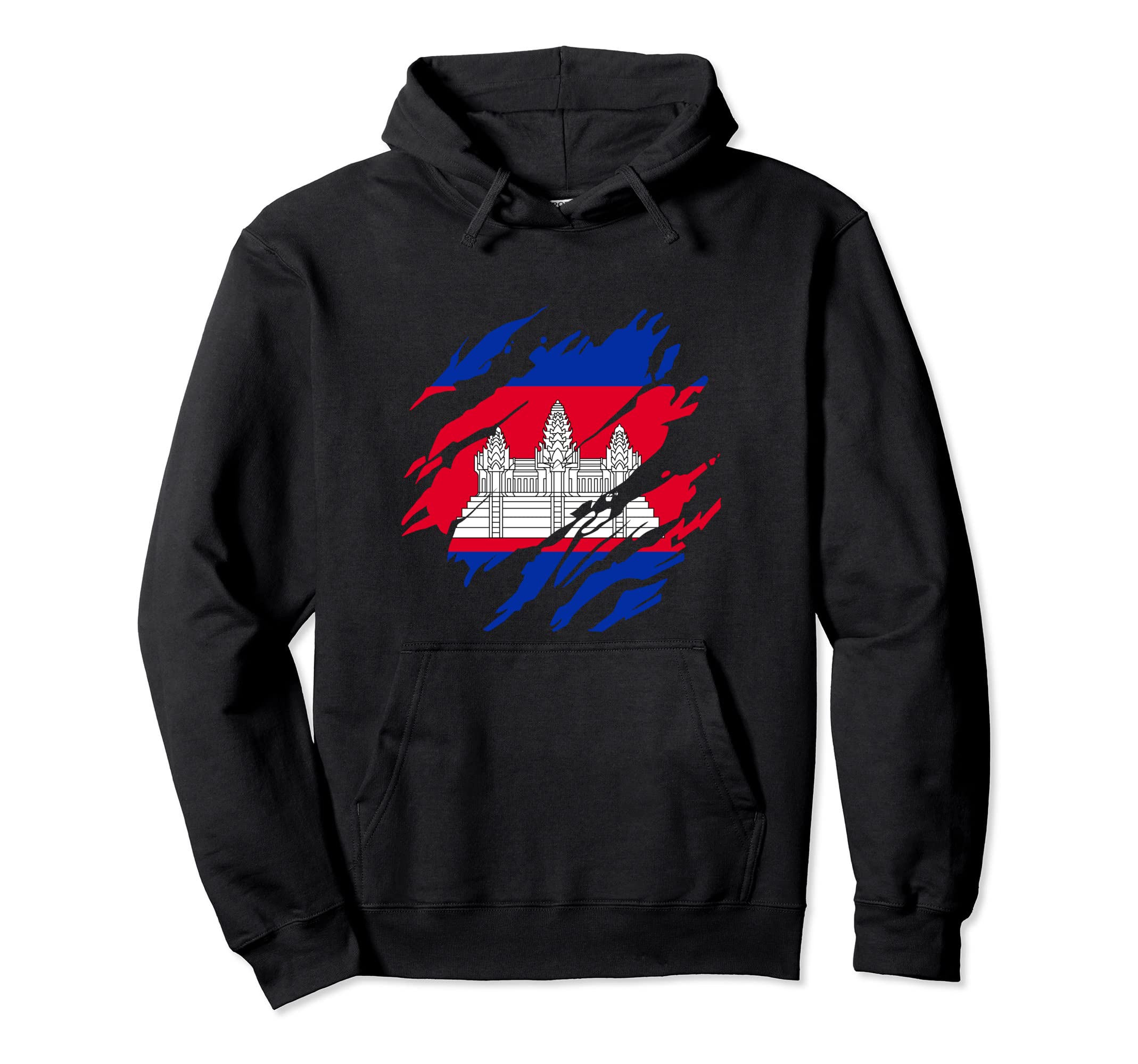 Cambodian Flag Cambodia Pullover Hoodie