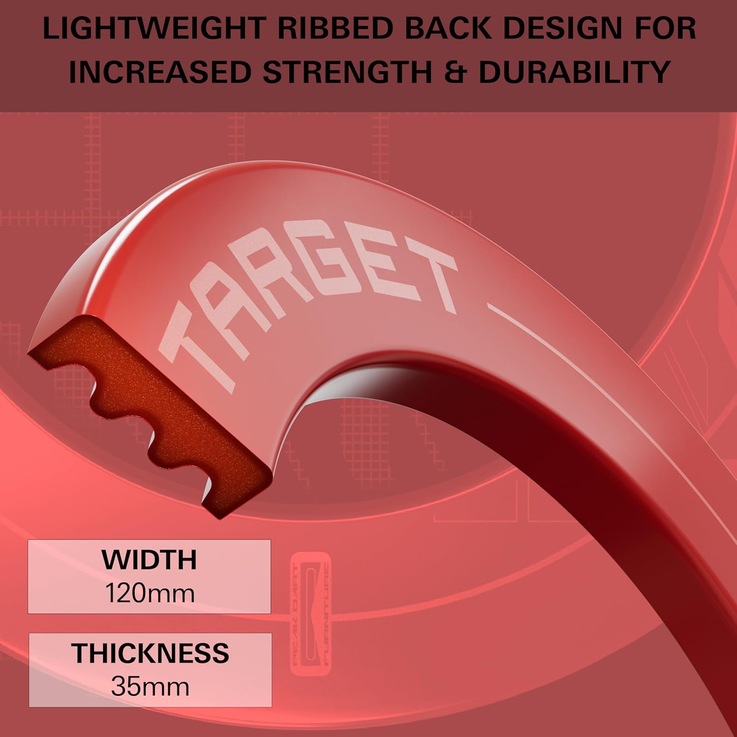 Target Darts Pro Tour & VALE Dartboard Surround (Red/Black/Vale) | Dartboard Wall Protection Ring, Outer Wall Protection for Dartboards, Compatible with Any Dartboard | Professional Dart Accessories