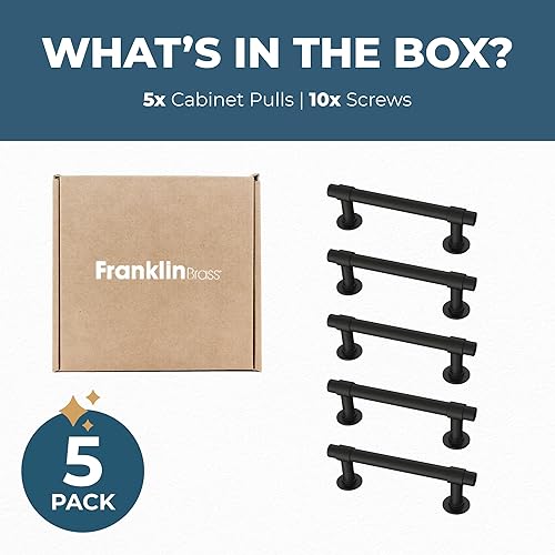 Vista 136 de Franklin Brass – P29520Z-CZ-B barra recta de 3 pulgadas para gabinete Plateado (Heirloom Silver)