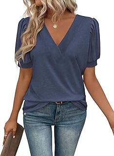 Womens Beach Vacation Summer Tops Cute Blouses Spring T Shirts Casual Dressy Tees Fashion Trendy Clothes 2025