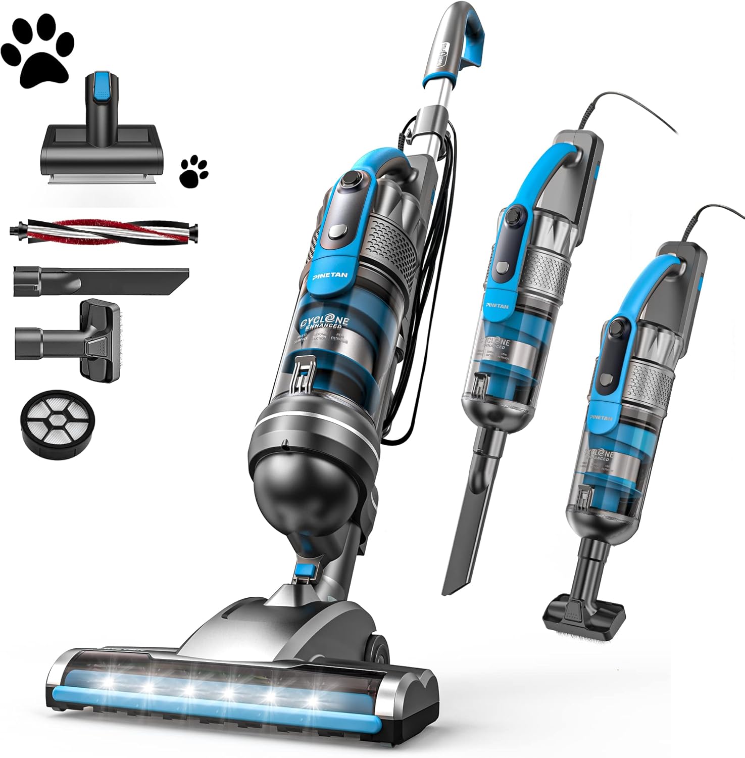 Powerlift Corded Upright Vacuum Cleaner, Lightweight, Bagless