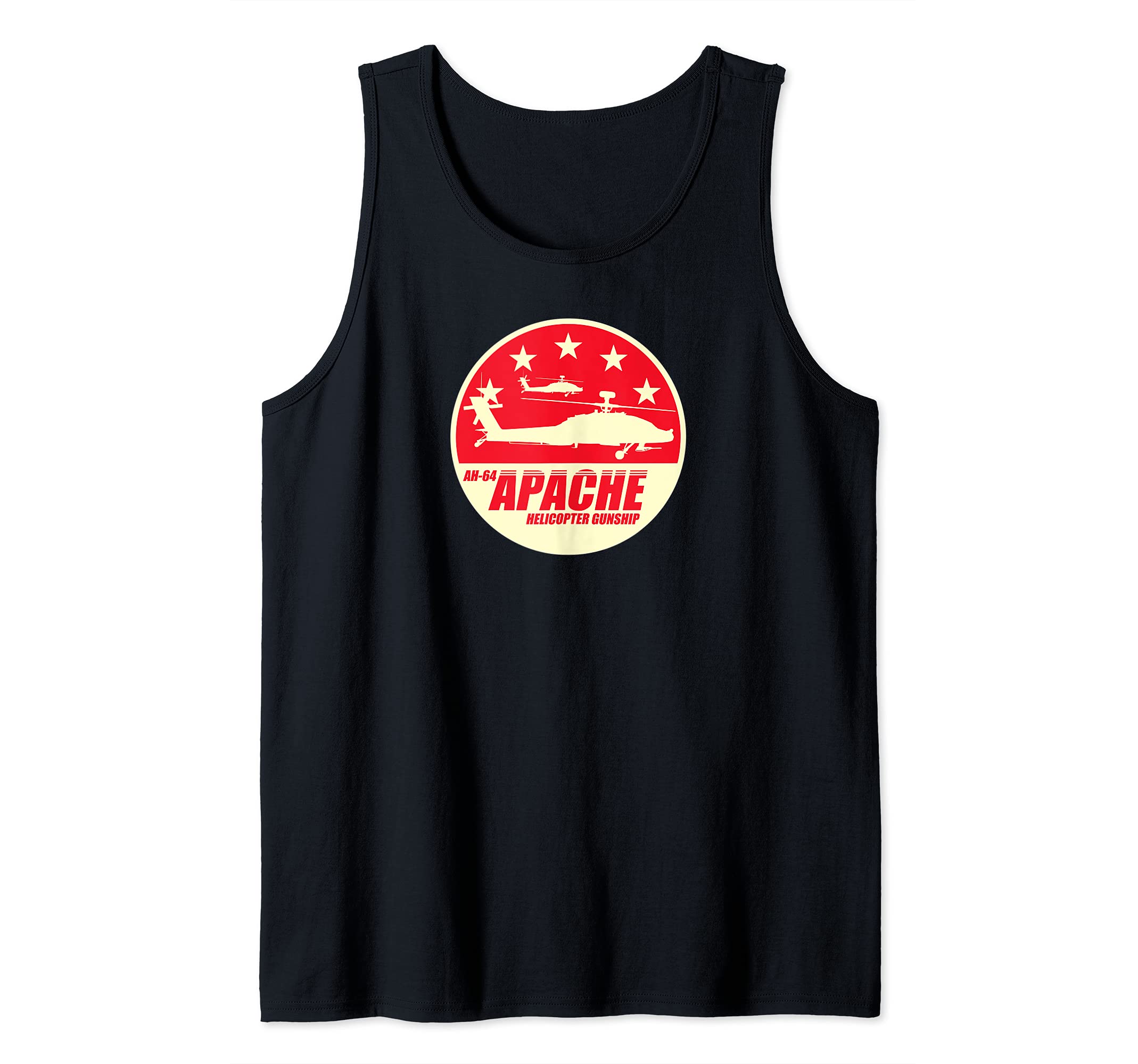 AH-64 Apache Helicopter Gunship Tank Top
