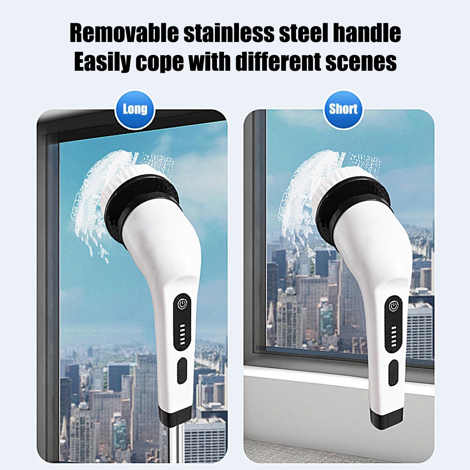 Cepillo Eléctrico De Fregado para Cocina 2 velocidades Ajustables IPX5