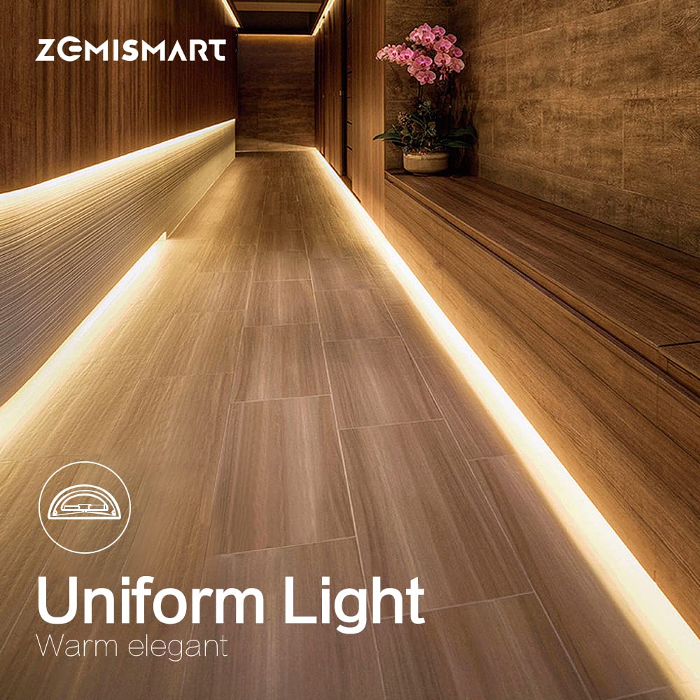 Striscia luminosa a LED dimmerabile da 5 m, timer intelligente compatibile con HomeKit Echo e Siri Voice Control 5050+2835 chip LED per domotica