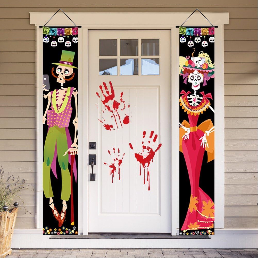 Dia De Los Muertos Costume Bimba Bandierine Dia De Los Muertos HOWAF - 27  Pezzi In Feltro, Decorazioni Messicane Per Feste E Halloween Los Dias De Los  Muertos Vestito, image size:1001x1001