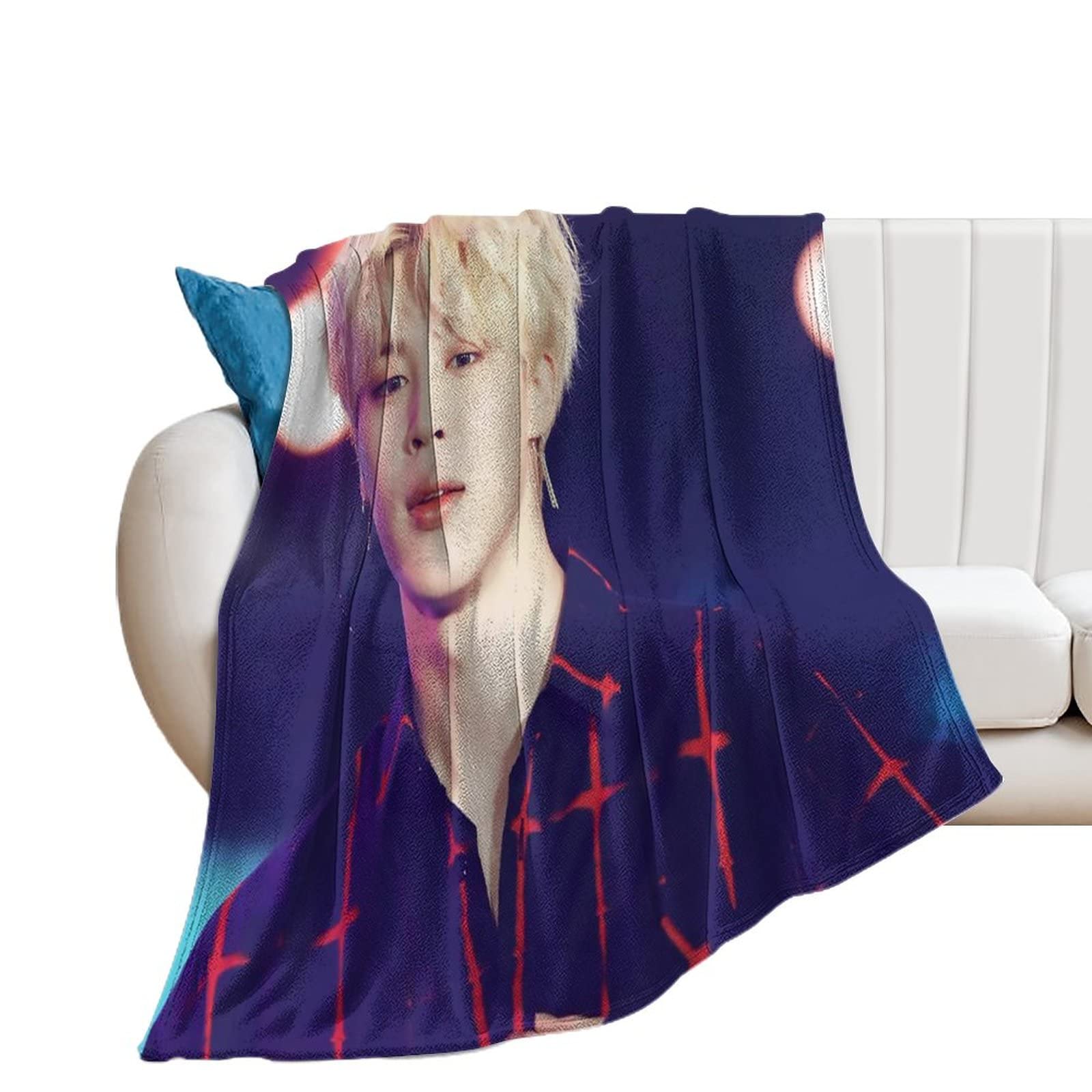 BTS ジミン ブランケット Amazon｜BTS 防彈少年團 Jimin 朴智旻 ジミン (4) 毛布 ブランケット