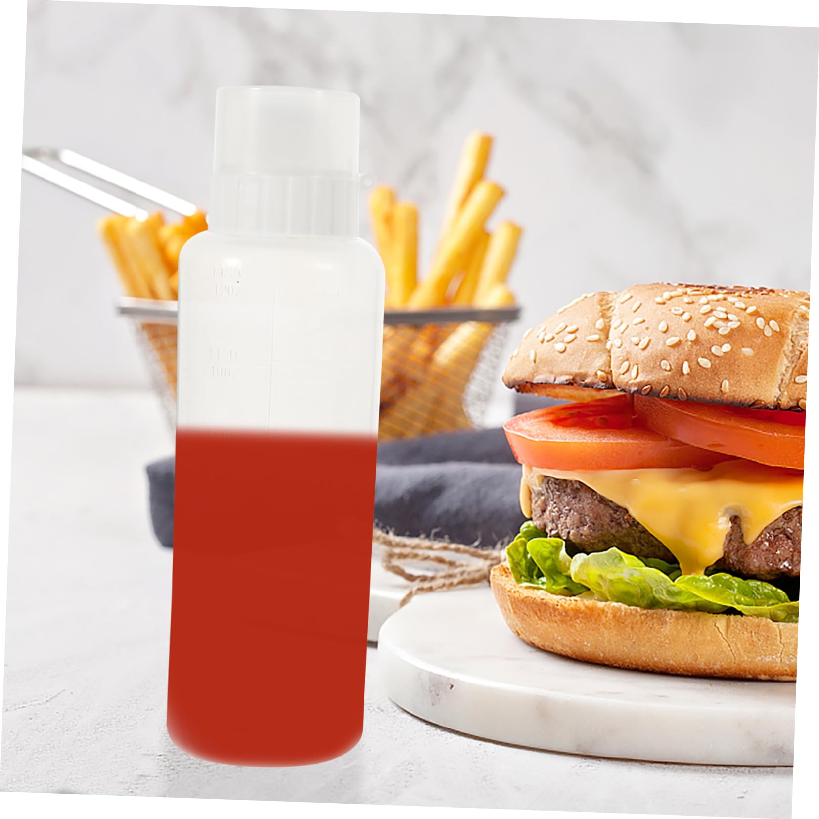 Amazon.co.jp: PAMINGONO 2個 透明プラスチックトマトサルサスクイーズ