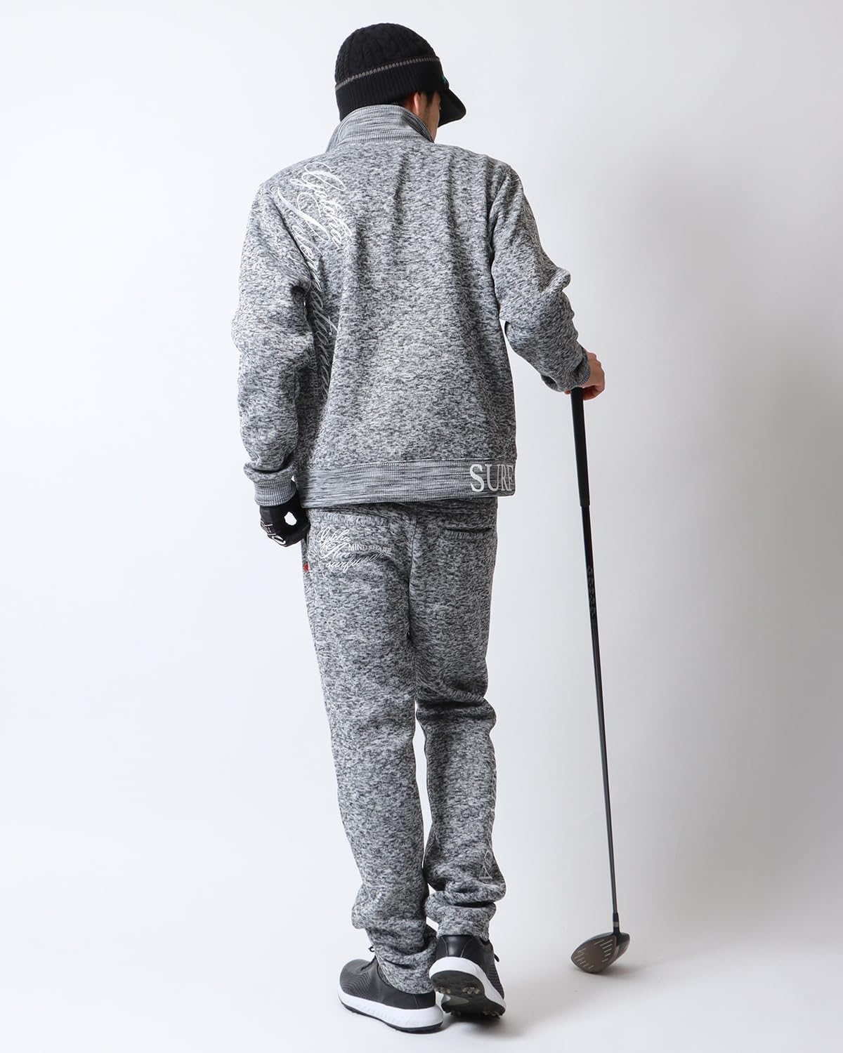最新作 カールカナイゴルフ ガッチャゴルフ セットアップ グレー ブルゾン ガッチャゴルフ GOTCHA GOLF セットアップ ゴルフウェア GOTCHAGOLF