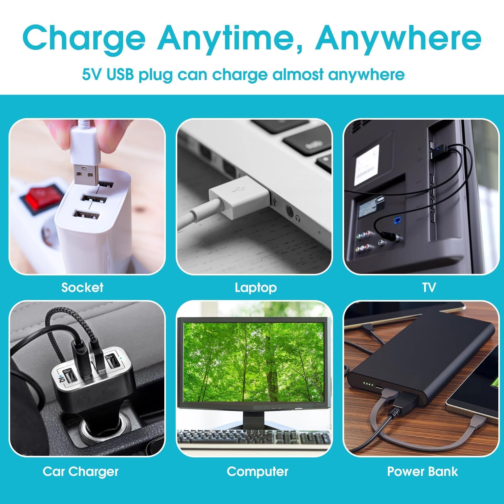 Cavo di Ricarica USB per Nint-endo DS Lite/NDSL, Cavo di Alimentazione 2 in 1 da 1,2m, Compatibile con Nin-ten-do 3DS/3DS XL/2DS/DSi/DSi XL/New 3DS/New 3DS XL/New 2DS XL/DS Lite, Caricabatterie di Ri