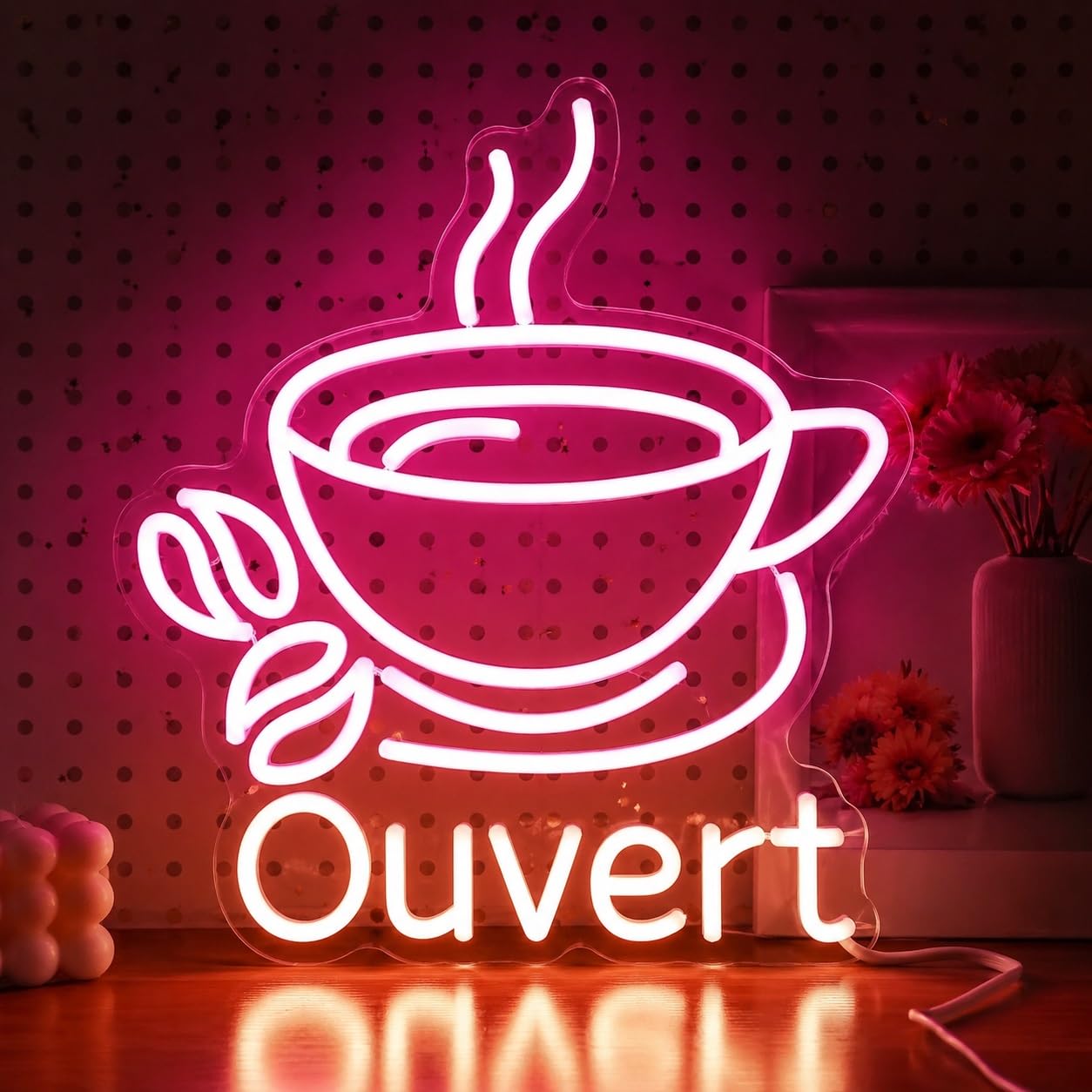 Signs Lamp French Ouvert Neon Sign