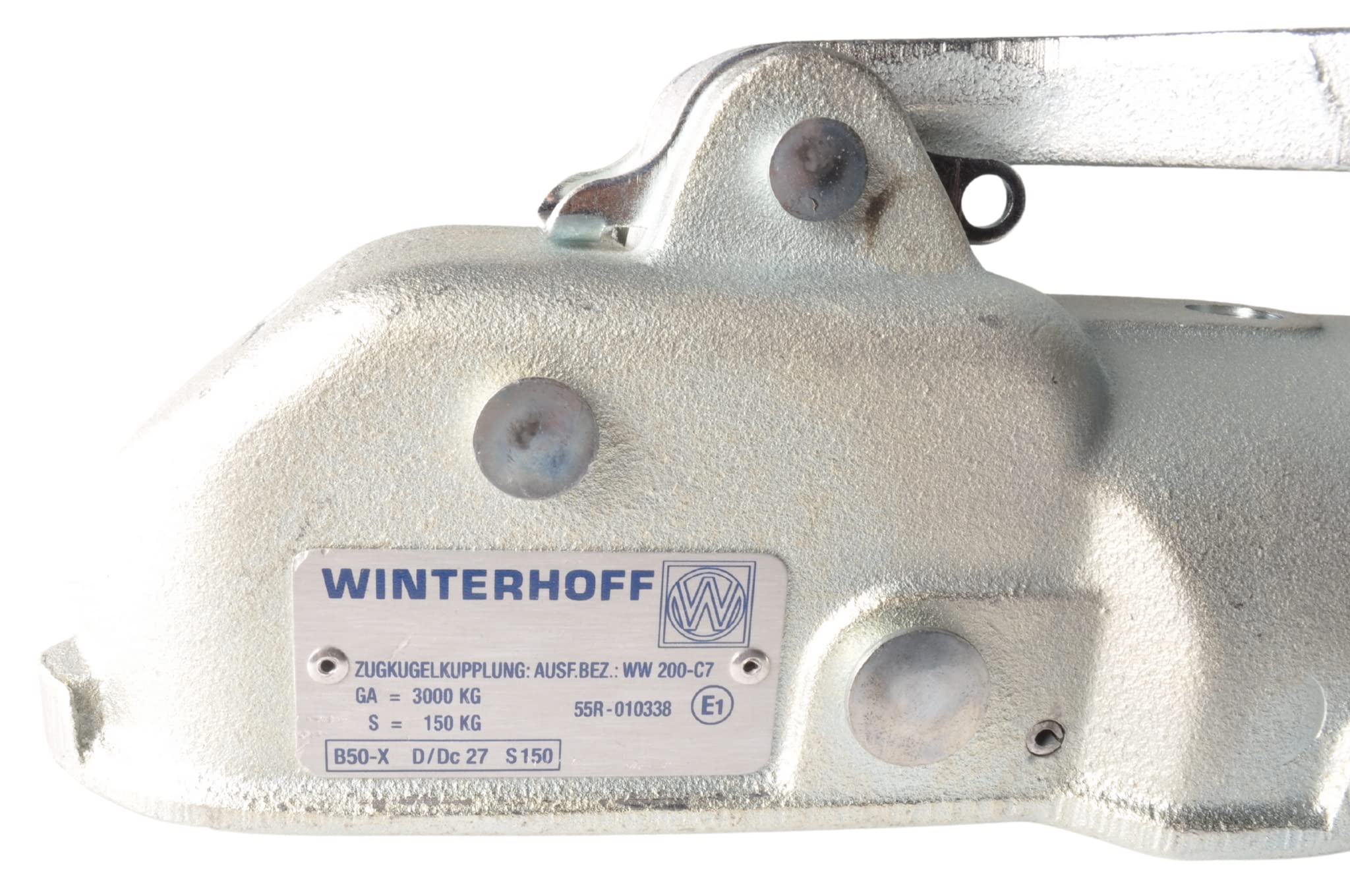 Winterhoff WW200-C7 - rund 70 mm - 3000 kg - ungebremste Kugelkupplung