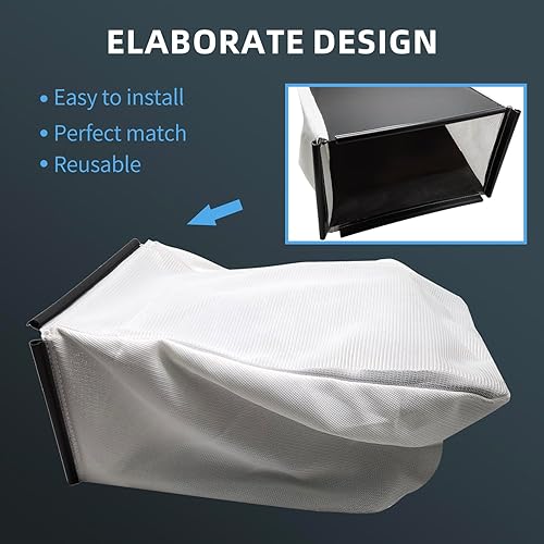 Miniatura 4 de deawater 1 bolsa de césped 115-4673 para cortacésped Toro Recycler, compatible con modelos 20332 20332C 20333 20333C 20334 20334C y más