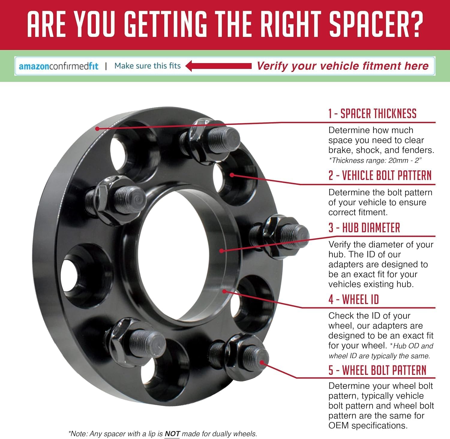 Wheel Accessories Parts 4 Pcs Hub Centric Wheel Spacers 5 on 4.50 114.3mm 20mm Thick 66.10mm Hub M12x1.25 12x1.25 Thread Stud Fits Nissan ｜ Infiniti Passenger Cars